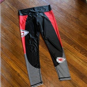 NFL Black and Red Leggings